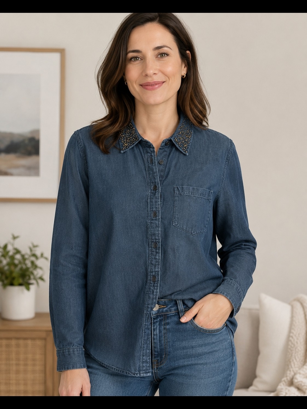 Banana Republic Dark Blue High-Rise Women's Jeans